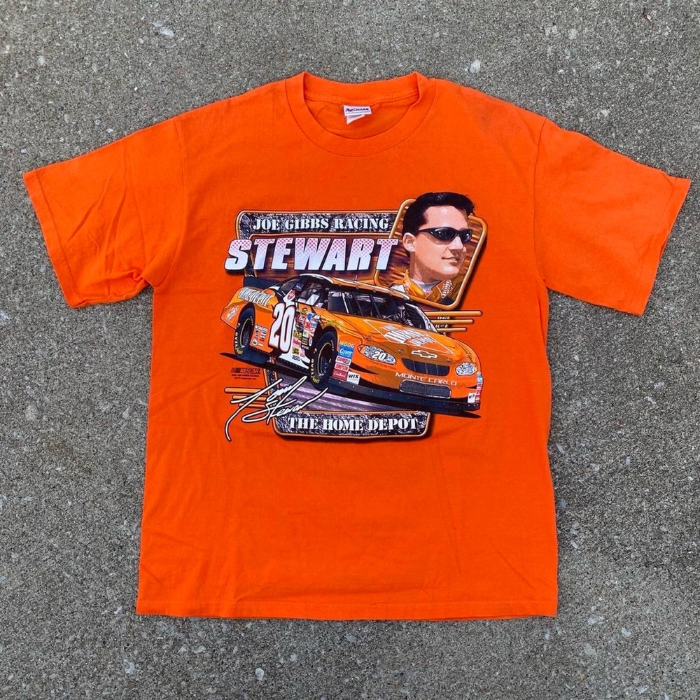 Y2k Tony Stewart Chase authentics NASCAR graphic tee